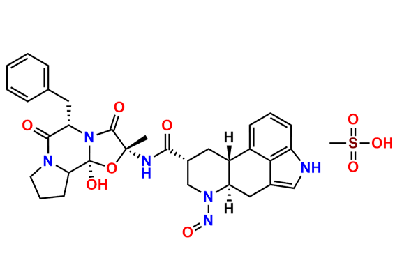 N-Nitroso N-Desmethyl Dihydroergotamine Mesilate