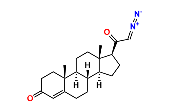 21-Diazopregn-4-ene-3,20-dione