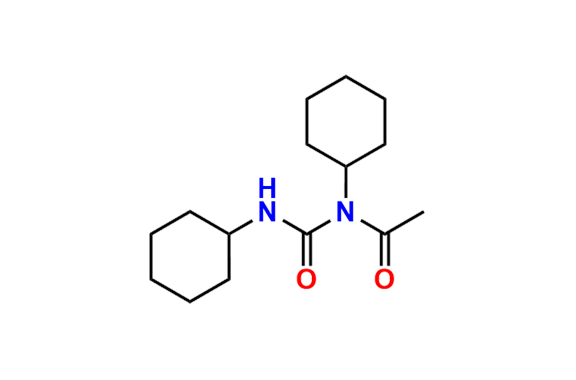 N-cyclohexyl-N-(cyclohexylcarbamoyl)acetamide