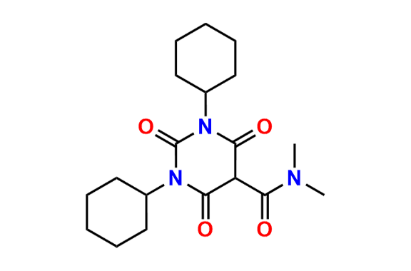 1,3-dicyclohexyl-N,N-dimethyl-2,4,6-trioxohexahydropyrimidine-5-carboxamide