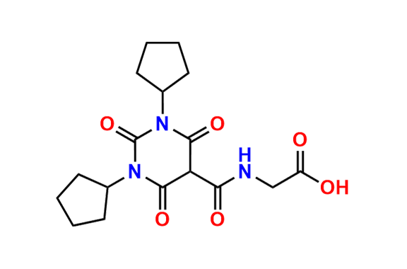 (1,3-dicyclopentyl-2,4,6-trioxohexahydropyrimidine-5-carbonyl)glycine