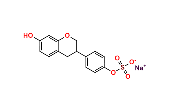 (R,S)-Equol 4\'-Sulfate Sodium Salt