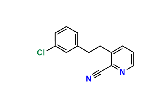 2-Cyano-3-(3-chlorophenylethyl)pyridine