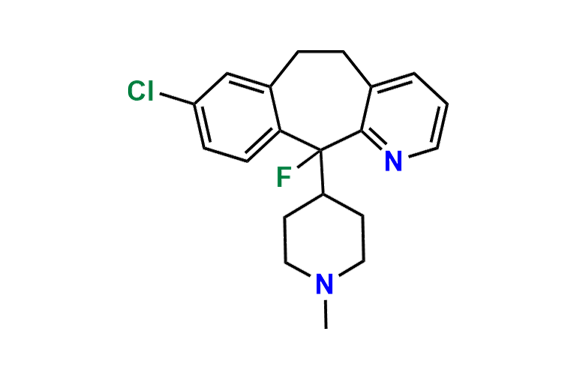 8-Chloro-11-fluoro-11-(1-methylpiperidin-4-yl)-6,11-dihydro-5H-benzo[5,6]cyclohepta[1,2-b]pyridine