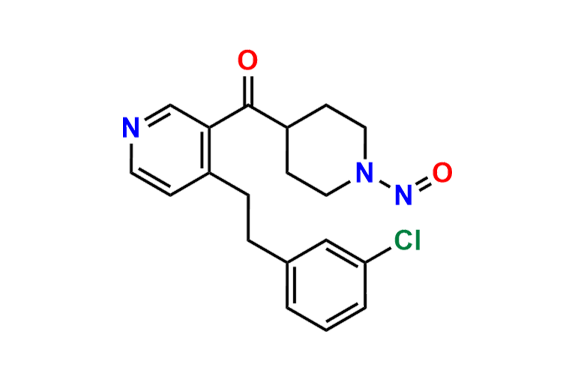(4-(3-chlorophenethyl)pyridin-3-yl)(1-nitrosopiperidin-4-yl)methanone