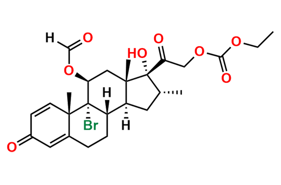 11-O-Formyl 9-Bromo Dexamethasone 21-Ethyl formate