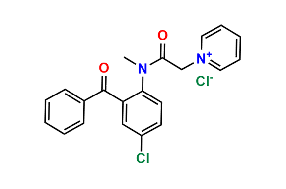 1-(2-((2-Benzoyl-4-chlorophenyl)(methyl)amino)-2-oxoethyl)pyridin-1-ium Chloride