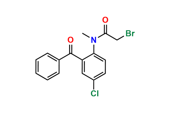 N-(2-Benzoyl-4-chlorophenyl)-2-bromo-N-methylacetamide