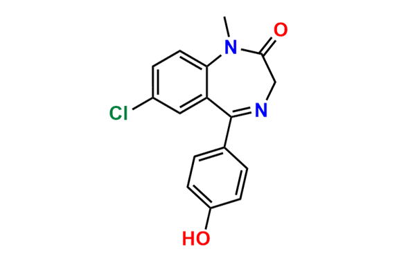 7-Chloro-5-(4-hydroxyphenyl)-1-methyl-1H-benzo[e][1,4]diazepin-2(3H)-one