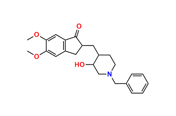 2-((1-Benzyl-3-hydroxypiperidin-4-yl)methyl)-5,6-dimethoxy-2,3-dihydro-1H-inden-1-one