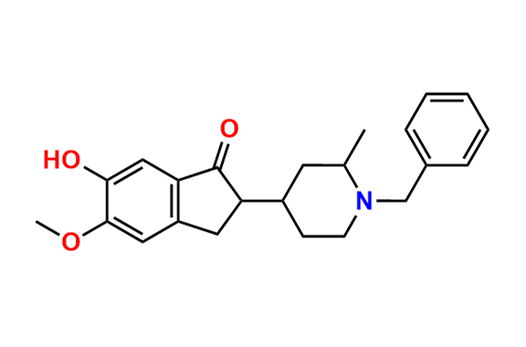 1-Benzyl-4-(6 hydroxy,5-methoxy 1-indanone-2-yl) methyl piperidine