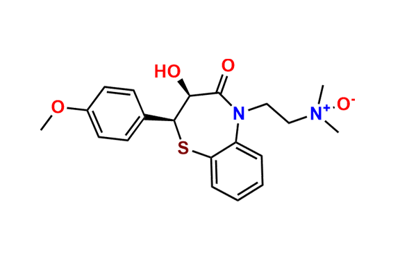 Diltiazem N-Oxide O-Desacetyl Impurity