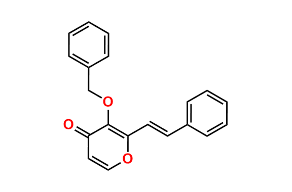 2-[(1E)-2-Phenylethenyl]-3-(phenylmethoxy)-4H-pyran-4-one