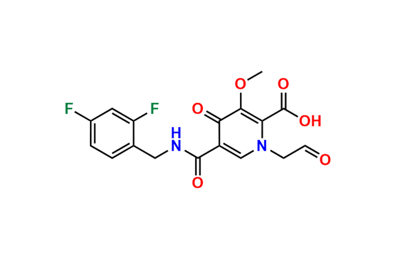5-((2,4-Difluorobenzyl)carbamoyl)-3-methoxy-4-oxo-1-(2-oxoethyl)-1,4-dihydropyridine-2-carboxylic Acid