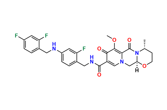 (4R,12aS)-N-(4-((2,4-Difluorobenzyl)amino)-2-fluorobenzyl)-7-methoxy-4-methyl-6,8-dioxo-3,4,6,8,12,12a-hexahydro-2H-pyrido[1\',2\':4,5]pyrazino[2,1-b][1,3]oxazine-9-carboxamide
