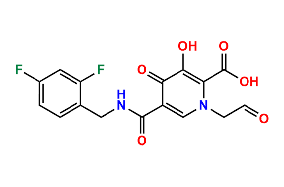 5-((2,4-difluorobenzyl)carbamoyl)-3-hydroxy-4-oxo-1-(2-oxoethyl)-1,4-dihydropyridine-2-carboxylic acid