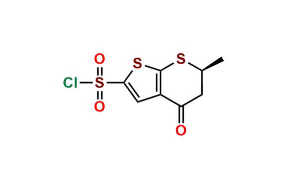 (S)-6-Methyl-4-oxo-5,6-dihydro-4H-thieno[2,3-b]thiopyran-2-sulfonyl Chloride