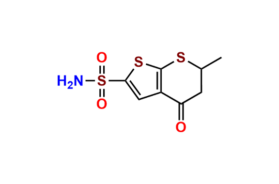 6-Methyl-4-oxo-5,6-dihydro-4H-thieno[2,3-b]thiopyran-2-sulfonamide