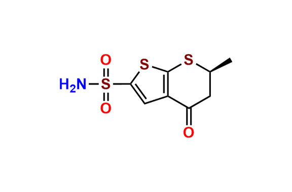 (S)-6-Methyl-4-oxo-5,6-dihydro-4H-thieno[2,3-b]thiopyran-2-sulfonamide