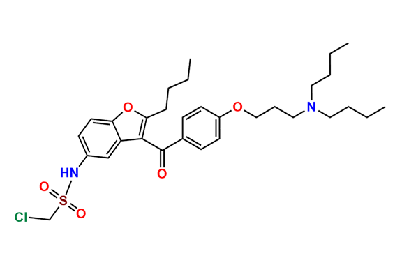S-Desmethyl S-Chloromethyl Dronedarone