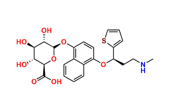 4-Hydroxy Duloxetine β-D-Glucuronide