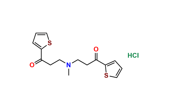 3,3\'-(Methylazanediyl)bis(1-(thiophen-2-yl)propan-1-one) Hydrochloride