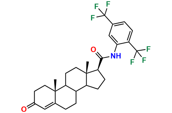 (17beta)-N-[2,5-Bis(trifluoromethyl)phenyl]-3-oxo-androst-4-ene-17-carboxamide