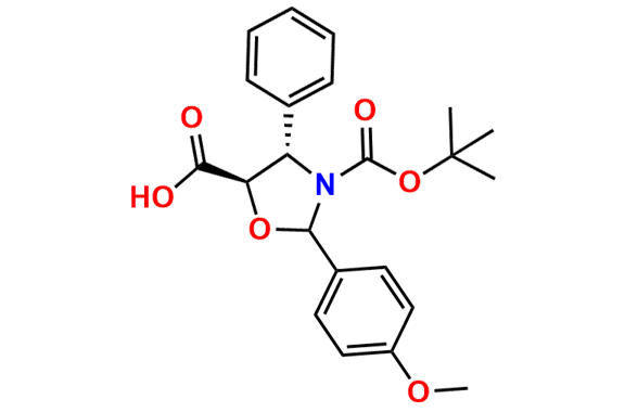 (4S,5R)-3-tert-Butoxycarbony-2-(4-anisyl)-4-phenyl-5-oxazolidine Carboxylic Acid