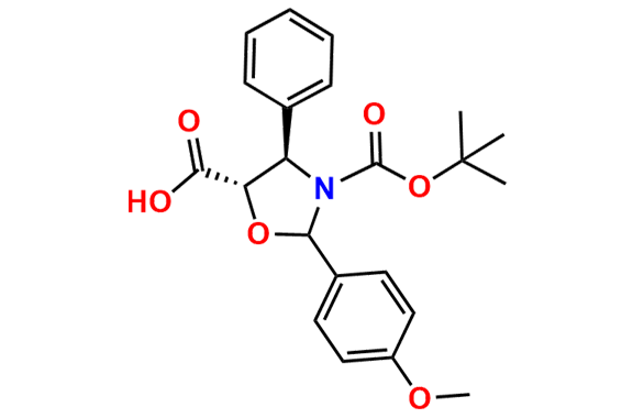 (4R,5S)-(N-Boc)-2-(4-Methoxyphenyl)-4-phenyl-5-oxazolidinecarboxylic Acid