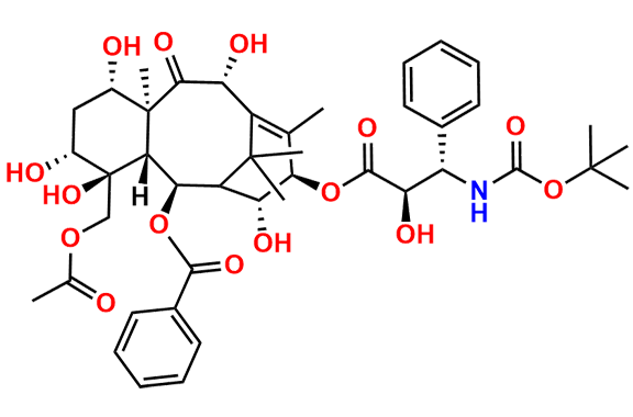 (1S,3R,4S,4aR,5R,7R,8R,11R,12aS)-4-(Acetoxymethyl)-8-(((2R,3S)-3-((tert-butoxycarbonyl)amino)-2-hydroxy-3-phenylpropanoyl)oxy)-1,3,4,7,11-pentahydroxy-9,12a,13,13-tetramethyl-12-oxo-1,2,3,4,4a,5,6,7,8,11,12,12a-dodecahydro-6,10-methanobenzo[10]annulen-5-yl Benzoate