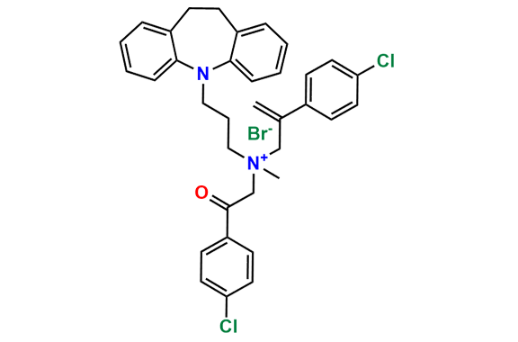 N,N-bis(4’-chlorophenacyl)desipramine bromide