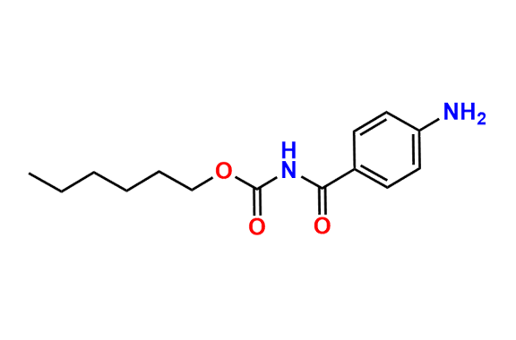 Hexyl (4-aminobenzoyl)carbamate