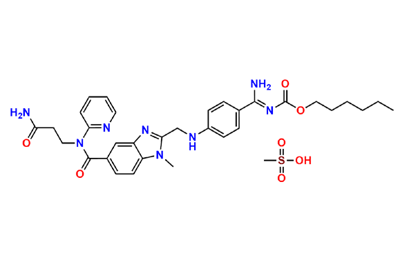 Desethyl Dabigatran Etexilate Carboxamide (Methanesulfonic acid)