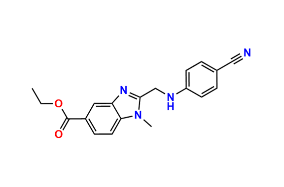 Ethyl 2-(((4-cyanophenyl)amino)methyl)-1-methyl-1H-benzo[d]imidazole-5-carboxylate