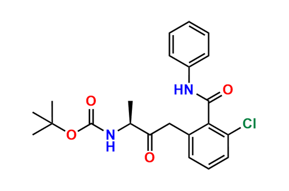 tert-Butyl (S)-(4-(3-chloro-2-(phenylcarbamoyl)phenyl)-3-oxobutan-2-yl)carbamate