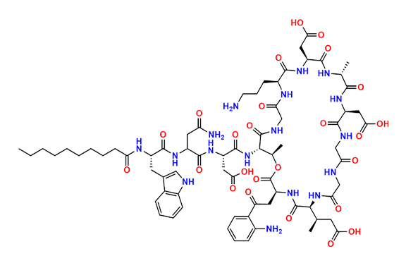 Daptomycin Dehydroxymethyl Derivative