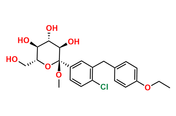 Dapagliflozin Methoxy Pyranose Impurity