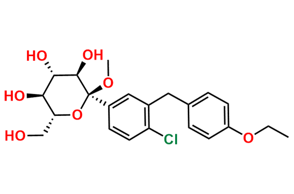 Dapagliflozin Methoxy Pyranose Impurity