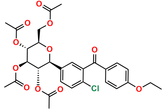 5-Methoxy Dapagliflozin Tetraacetate