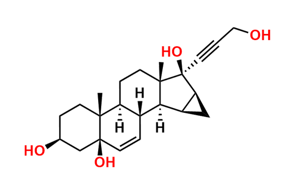 3beta,5beta,17beta-Trihydroxy-17alpha-(3-hydroxy-1-propynyl)-15beta,16beta-methylene-5beta-androst-6-en-17-one