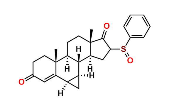 (4aR,4bS,6aS,9aS,9bR,9cR,10aR)-4a,6a-Dimethyl-8-(phenylsulfinyl)-3,4,4a,4b,5,6,6a,8,9,9a,9b,9c,10,10a-tetradecahydrocyclopenta[a]cyclopropa[l]phenanthrene-2,7-dione