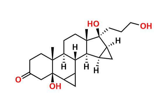 (4aR,4bS,6aS,7S,7aS,8aS,8bS,8cR,8dR,9aR,9bR)-7,9b-Dihydroxy-7-(3-hydroxypropyl)-4a,6a-dimethyloctadecahydro-2H-cyclopropa[4,5]cyclopenta[1,2-a]cyclopropa[l]phenanthren-2-one