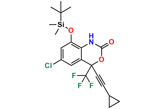 8-(tert-Butyldimethylsilyloxy) 8-Hydroxy Efavirenz