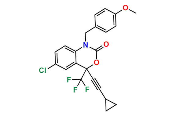 6-Chloro-4-(cyclopropylethynyl)-1-(4-methoxybenzyl)-4-(trifluoromethyl)-1H-benzo[d][1,3]oxazin-2(4H)-one
