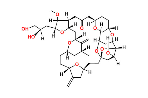 (2R,3R,3aS,7R,8aS,9S,10aR,11S,12R,13aR,13bS,15S,18S,21S,24S,26R,28R,29aS)-2-[(2S)-2,3-Dihydroxypropyl]-3-methoxy-26-methyl-20,27-dimethylidenehexacosahydro-11,15:18,21:24,28-triepoxy-7,9-ethano-12,15-methano-9H,15H-furo[3,2-i]furo[2?,3?:5,6]pyrano[4,3-b][1,4]dioxacyclopentacosin-5(4H)-one