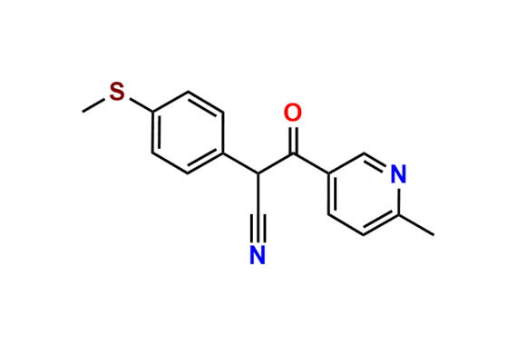 3-(6-Methylpyridin-3-yl)-2-(4-(methylthio)phenyl)-3-oxopropanenitrile