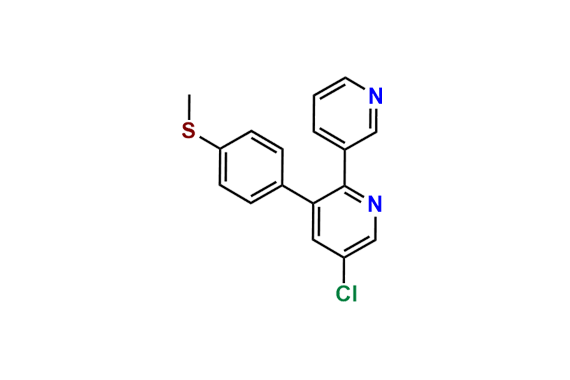5-Chloro-3-(4-(methylthio)phenyl)-2,3`-bipyridine