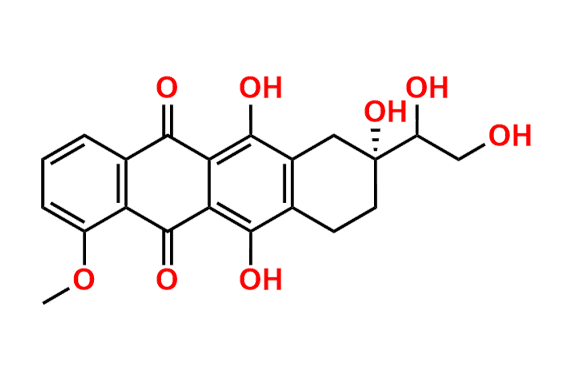 7-Deoxy Doxorubicinol Aglycone (Mixture of Diastereomers)