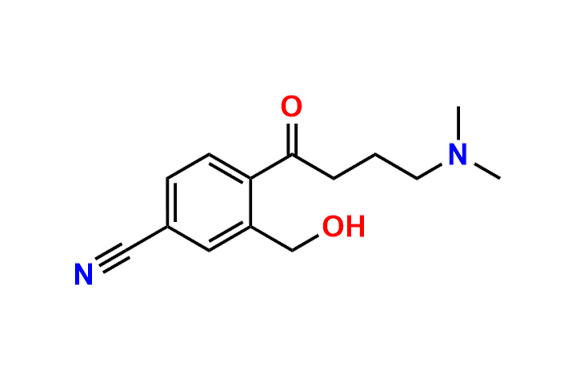 4-[4-(Dimethylamino)-1-oxobutyl]-3-(hydroxymethyl)benzonitrile