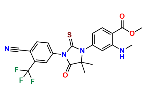 Enzalutamide Desfluoro N-Methyl Methylbenzoate impurity